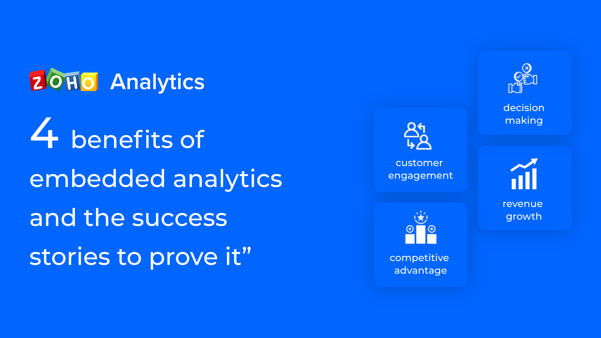 4 benefits of embedded analytics, and the success stories to prove it