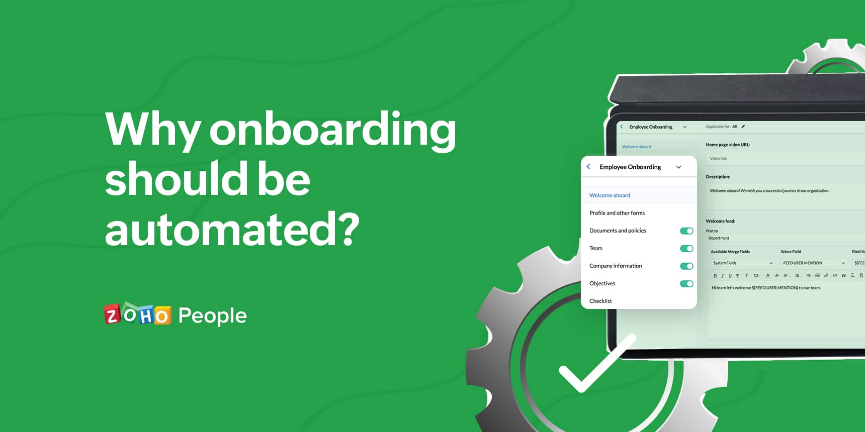 Automating onboarding
